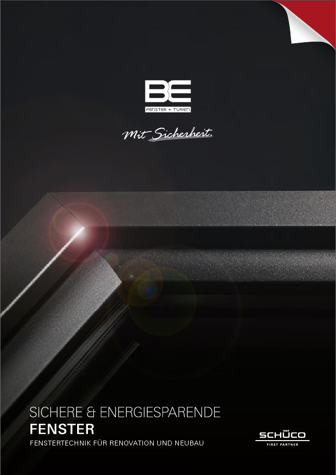 Fenster Prospekt der Firma BE Bauelemente